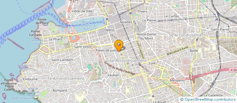 localisation de l'entreprise JEROME GAVAUDAN & JEREMIE BITAN AVOCATS ASSOCIES  MARSEILLE