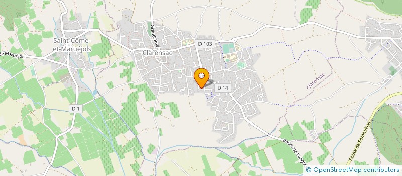 localisation de l'entreprise JEROME GIBIER  CLARENSAC