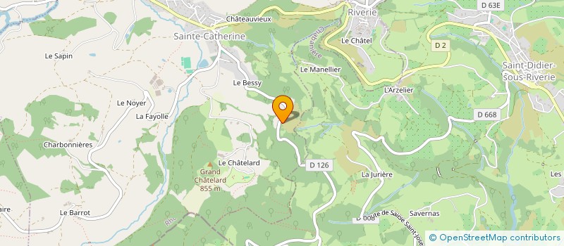 localisation de l'entreprise JEROME GUINAND  SAINTE-CATHERINE