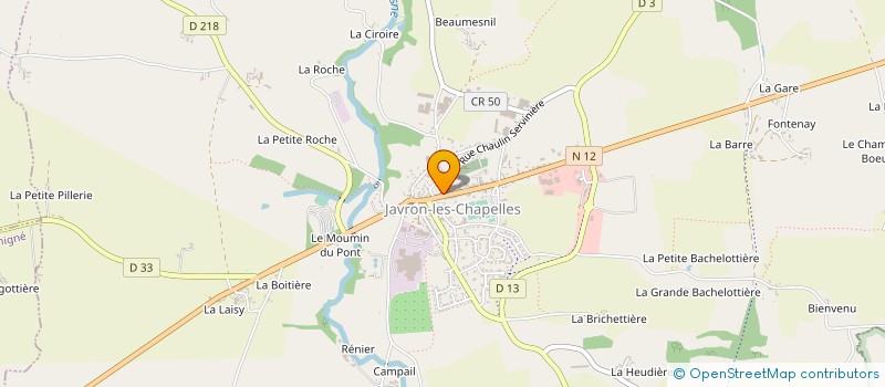 localisation de l'entreprise JEROME HERON à JAVRON-LES-CHAPELLES