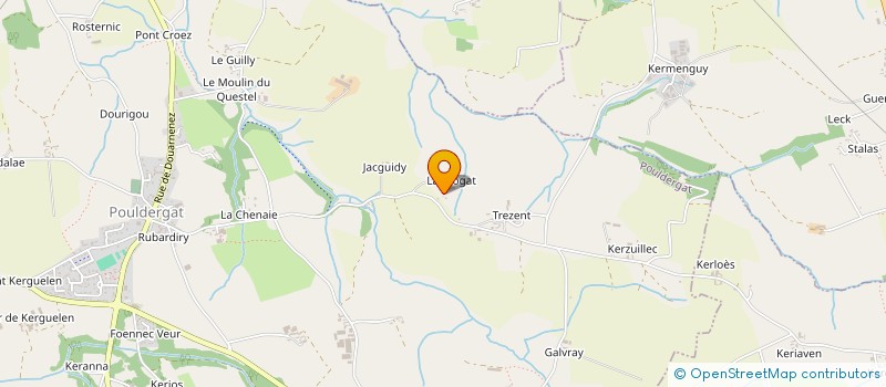 localisation de l'entreprise JEROME KERVAREC HOLDING  POULDERGAT