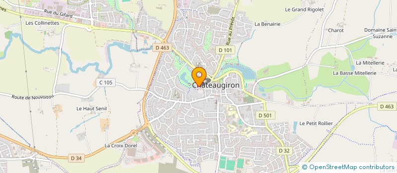 localisation de l'entreprise JEROME LANOE  CHATEAUGIRON