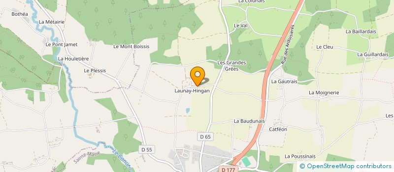 localisation de l'entreprise JEROME LELIEVRE MENUISERIE à RENAC