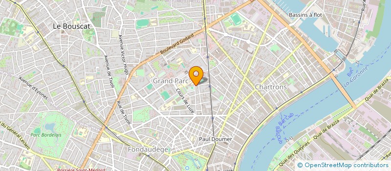 localisation de l'entreprise JEROME LORGE ARCHITECTES  BORDEAUX