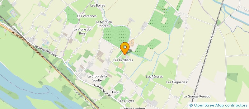 localisation de l'entreprise JEROME MARCHAU PEINTURE  SAUMUR