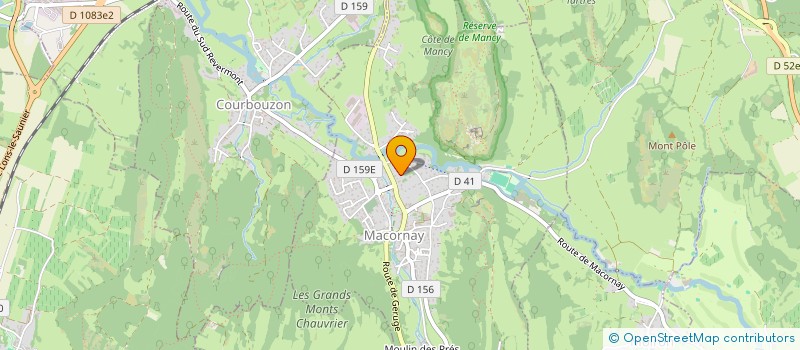 localisation de l'entreprise JEROME MEILLAND à MACORNAY