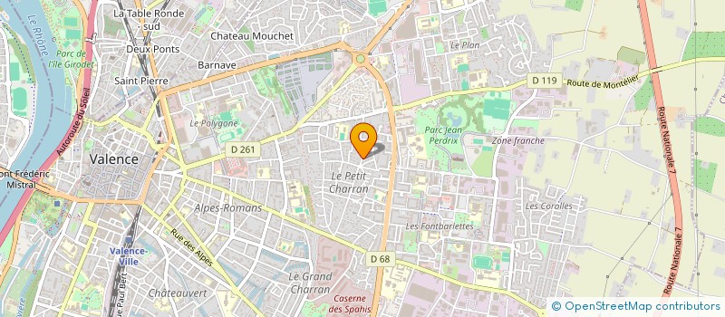 localisation de l'entreprise JEROME NEVEU à VALENCE