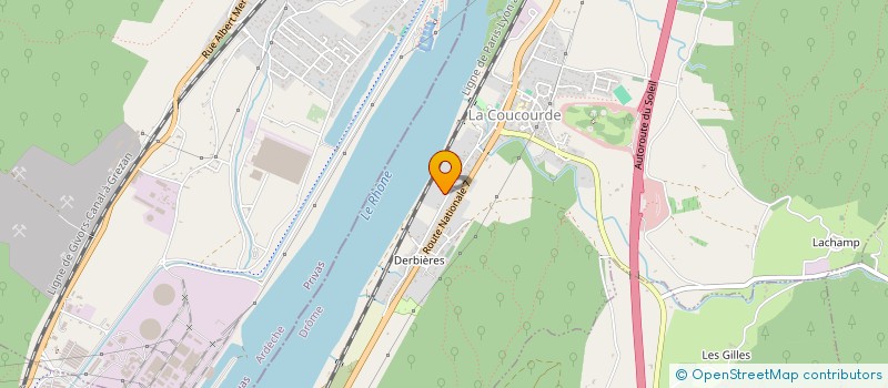 localisation de l'entreprise JEROME PISCINE  LA COUCOURDE