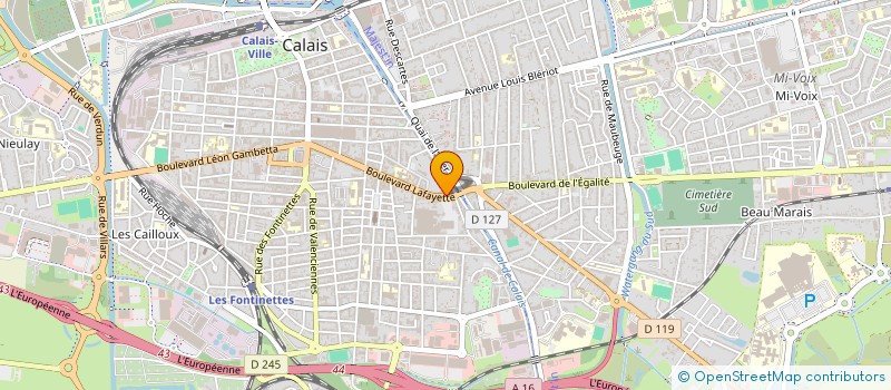 localisation de l'entreprise JEROME POISON IMMOBILIER  CALAIS