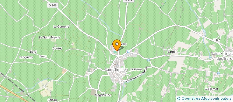 localisation de l'entreprise JEROME RIBERAUD  SAINT-EMILION