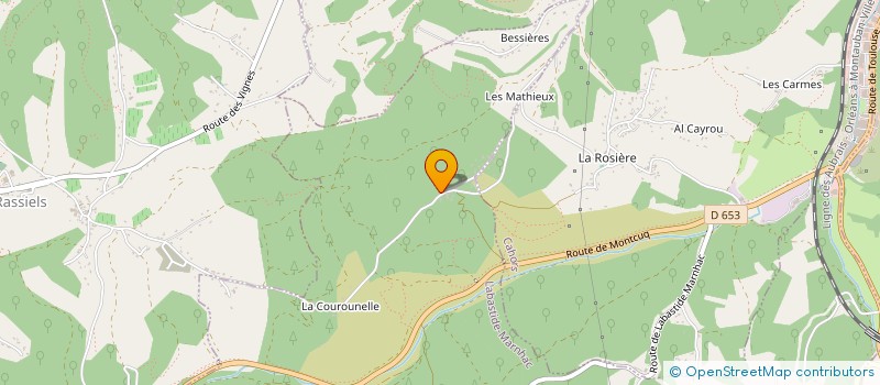 localisation de l'entreprise JEROME SOUQUES EVENEMENTIEL  LABASTIDE-MARNHAC