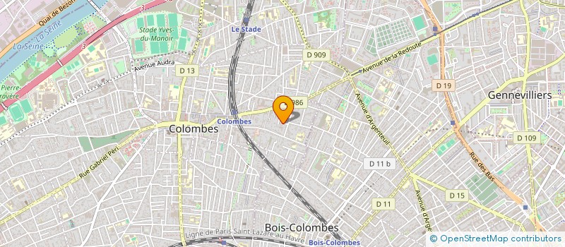 localisation de l'entreprise JEROME THIOUDELLET CONSULTING  COLOMBES