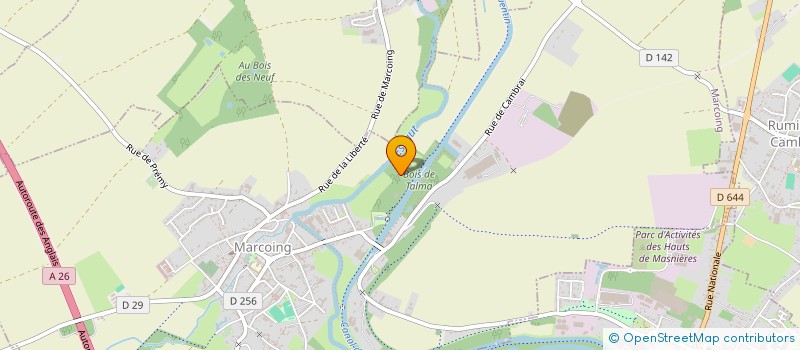 localisation de l'entreprise JEROME VANHOUCKE  THUN-L'EVEQUE