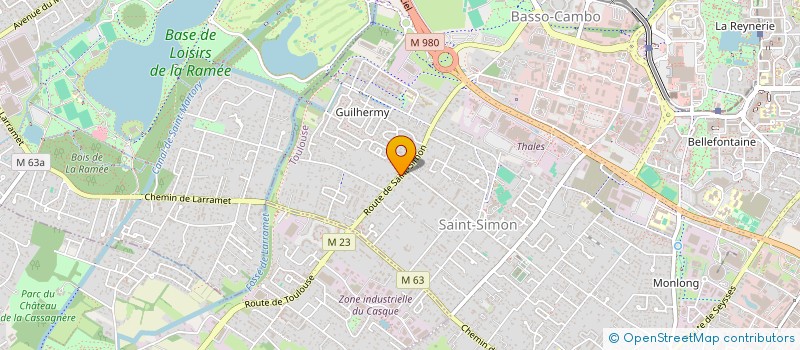localisation de l'entreprise JEROMEC à TOULOUSE