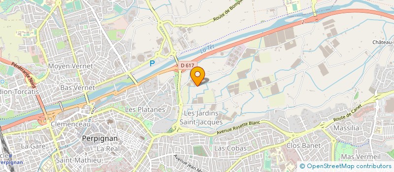 localisation de l'entreprise JEROMI  PERPIGNAN