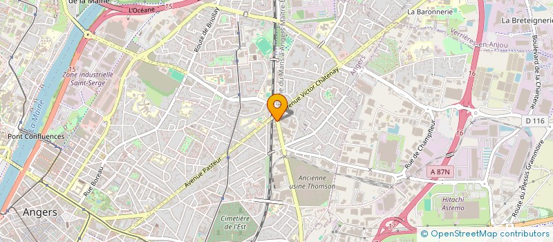 localisation de l'entreprise JERONICO PATRIMOINE  ANGERS