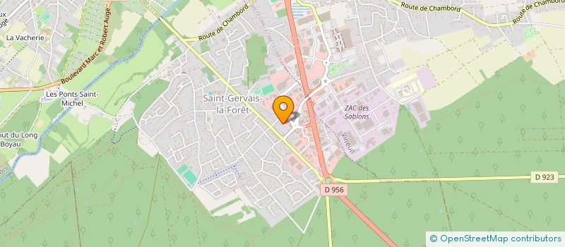 localisation de l'entreprise JEROTHO  SAINT-GERVAIS-LA-FORET