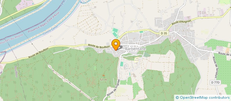 localisation de l'entreprise JEROUDI à BARBENTANE