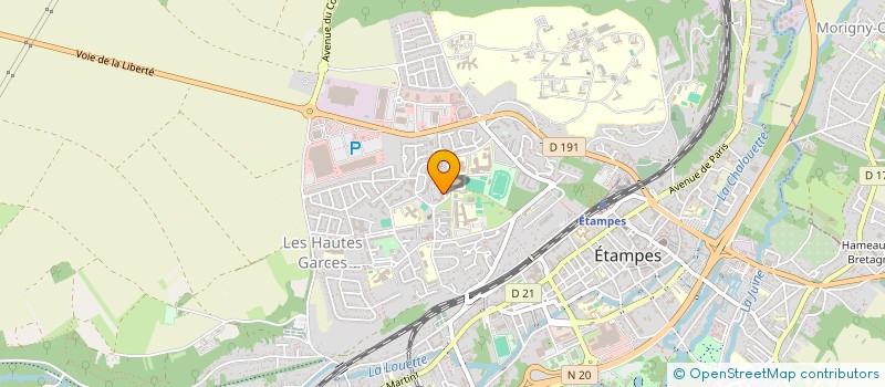 localisation de l'entreprise JERRY TEKOBON  ETAMPES