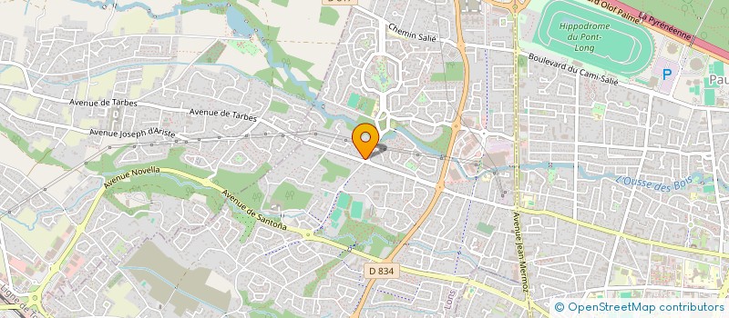 localisation de l'entreprise JERSAN à LONS