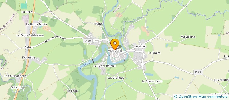 localisation de l'entreprise JERSEY à VOUVANT