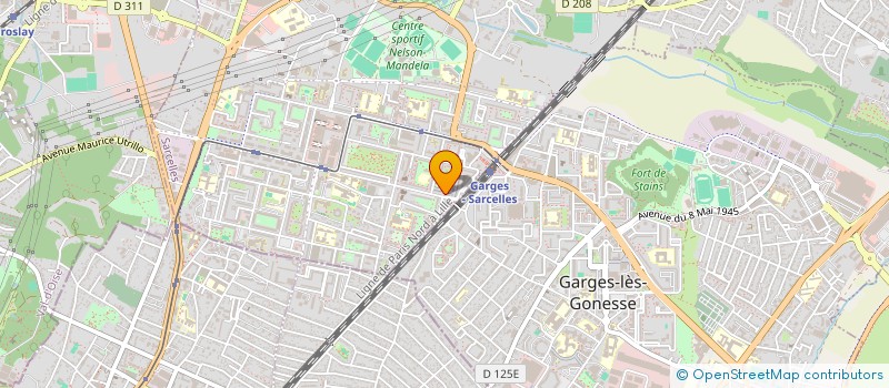localisation de l'entreprise JERSEY FASHION à SARCELLES