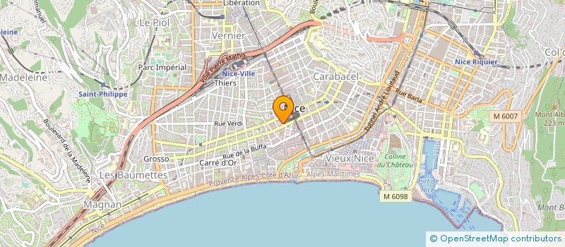 localisation de l'entreprise JERU à NICE