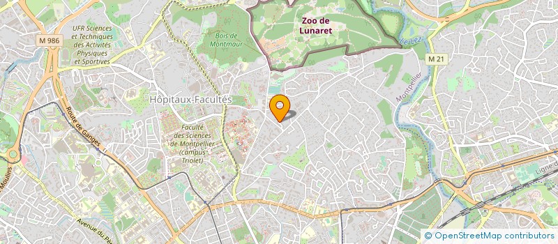 localisation de l'entreprise JERYMAP à MONTPELLIER