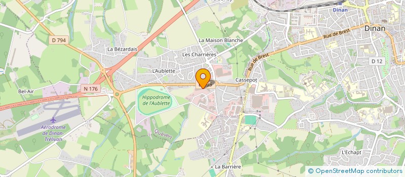 localisation de l'entreprise JERZUAL CASH à QUEVERT