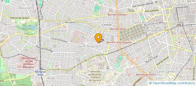 localisation de l'entreprise JES 2L  BORDEAUX