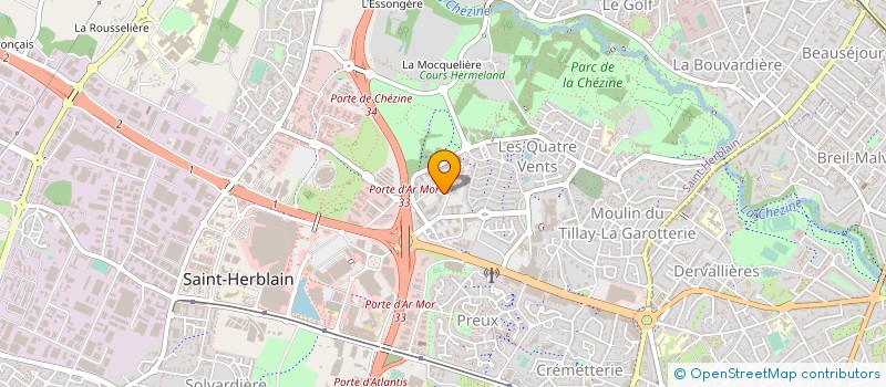 localisation de l'entreprise JES à SAINT-HERBLAIN