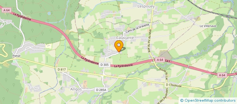 localisation de l'entreprise JES  CALAVANTE