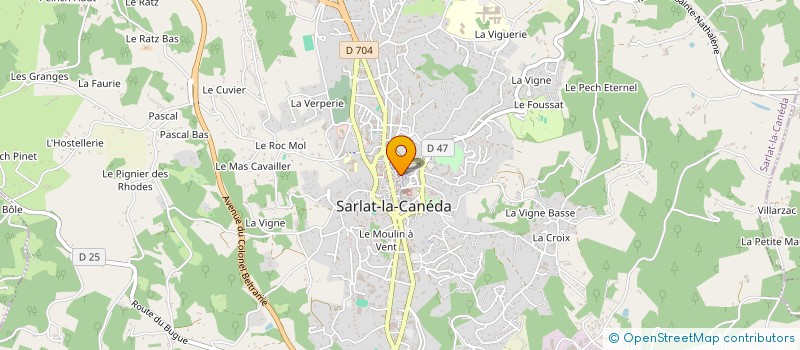 localisation de l'entreprise JES à SARLAT-LA-CANEDA