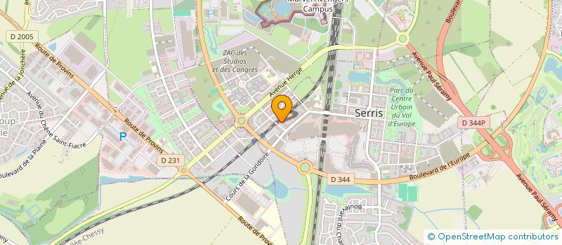 localisation de l'entreprise JES DISTRIBUTION  SERRIS