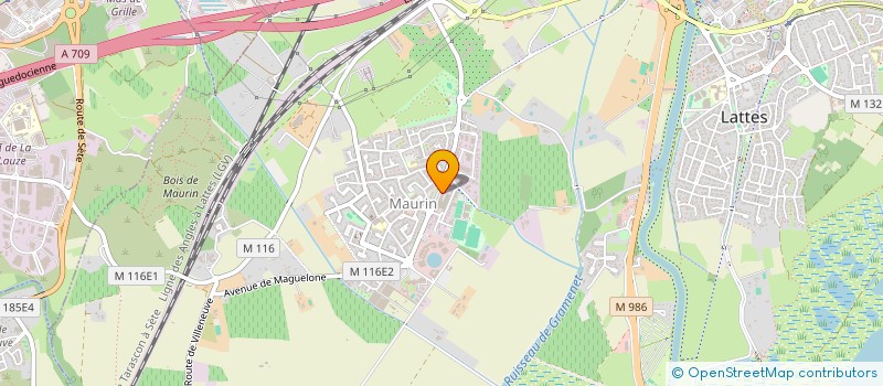 localisation de l'entreprise JES ET LIM à LATTES