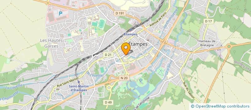 localisation de l'entreprise JES HYGIENE NETTOYAGE RENOVATION  ETAMPES