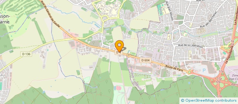 localisation de l'entreprise JES IMMO  LA QUEUE-EN-BRIE