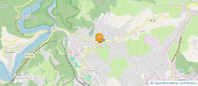 localisation de l'entreprise JES MARCEAU SCI  UNIEUX