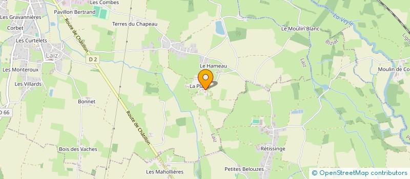 localisation de l'entreprise JESA à LAIZ