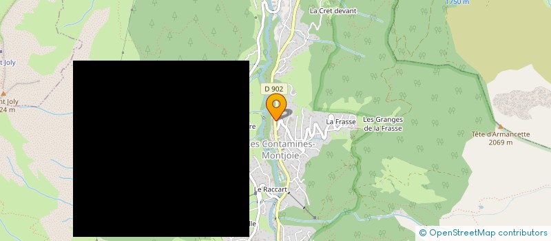 localisation de l'entreprise JESADE à LES CONTAMINES-MONTJOIE