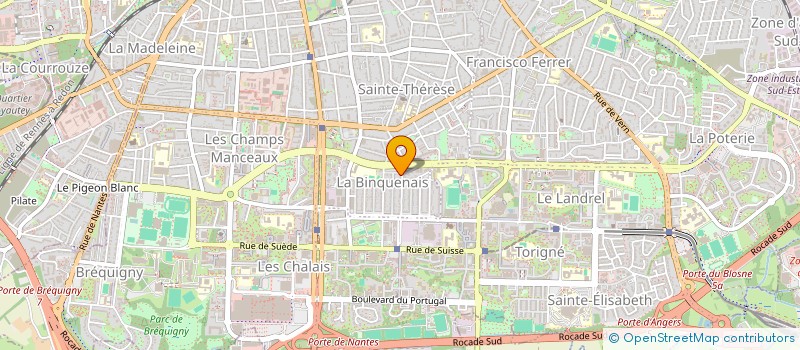 localisation de l'entreprise JESAMA à RENNES