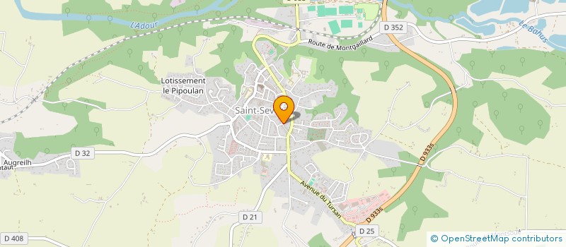 localisation de l'entreprise JESAMA TLI à SAINT-SEVER