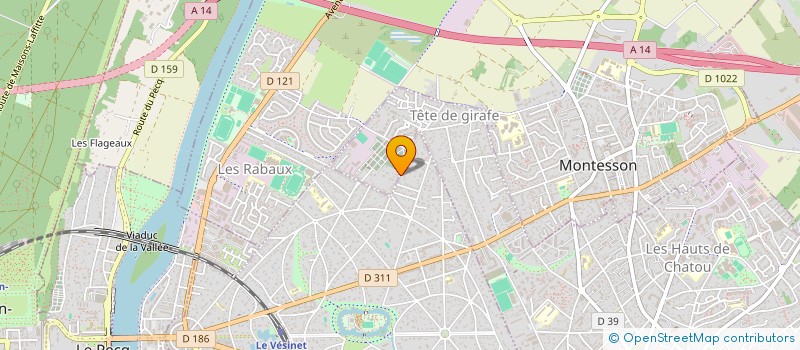 localisation de l'entreprise JESAMER  LE VESINET