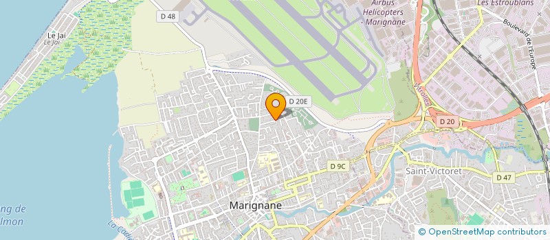 localisation de l'entreprise JESCO à MARIGNANE
