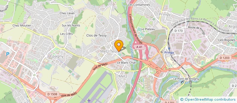 localisation de l'entreprise JESDY  EPAGNY METZ-TESSY