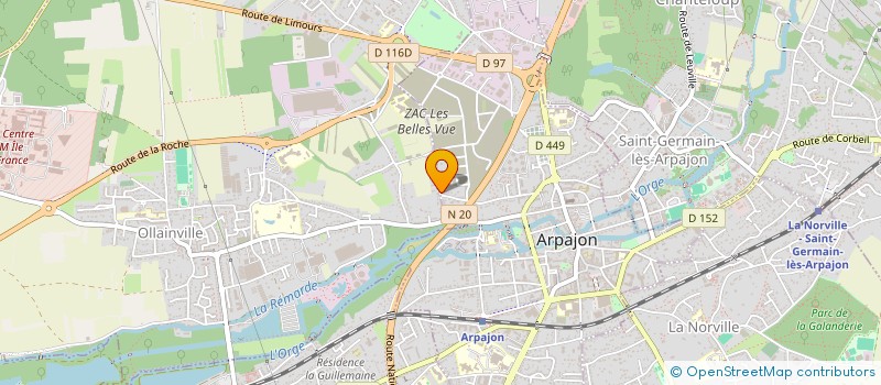 localisation de l'entreprise JESEBE  ARPAJON