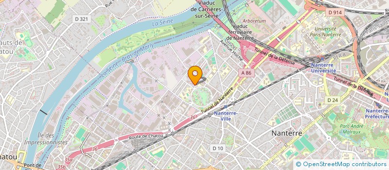 localisation de l'entreprise JESEM  NANTERRE