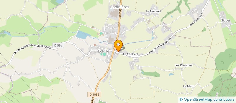 localisation de l'entreprise JESEVIELLE  ECLOSE-BADINIERES