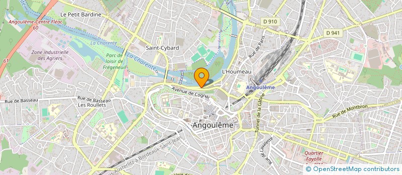 localisation de l'entreprise JESFB à ANGOULEME