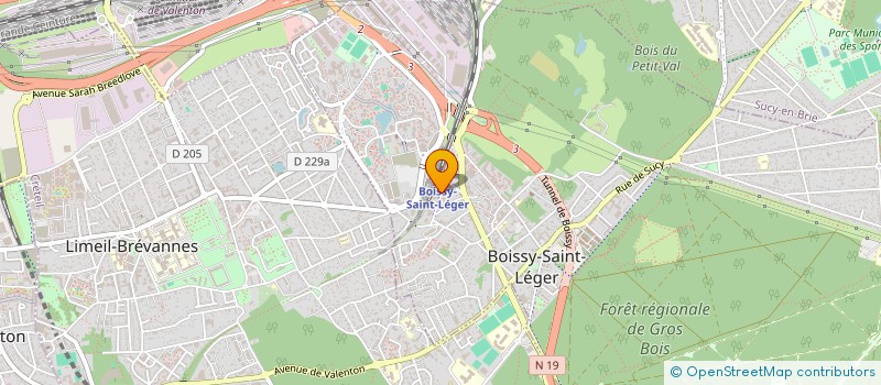 localisation de l'entreprise JESIFOOD à BOISSY-SAINT-LEGER